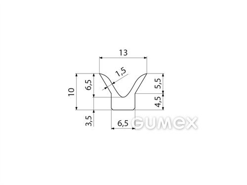 SILIKONPROFILE V-FORM